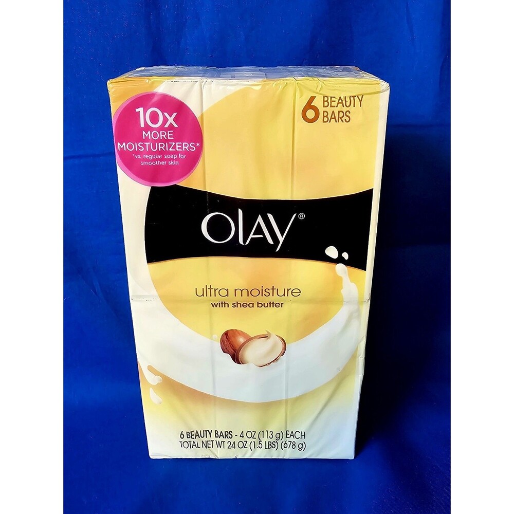 Olay Ultra Moisture Shea Butter 6 pk Bar Soap Discontinued Original Formula 4oz